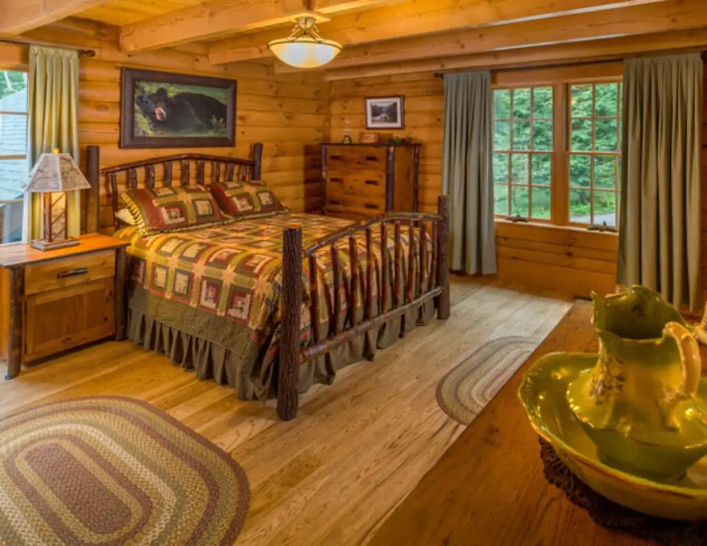magical log cabin