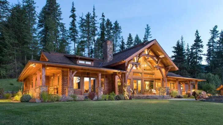 Stunning Log Cabin Dreams The Silver Valley Home Preview