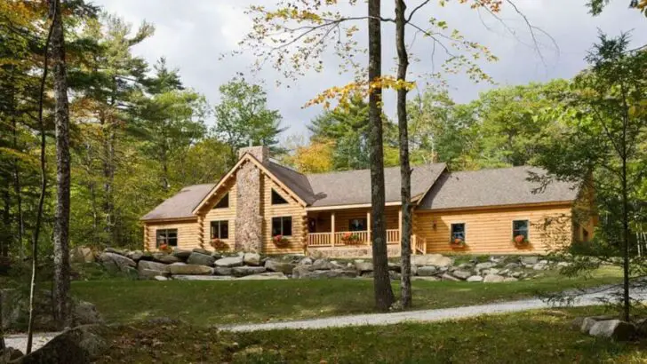 Magical Log Cabin Journey Through The Sunapee By Coventry