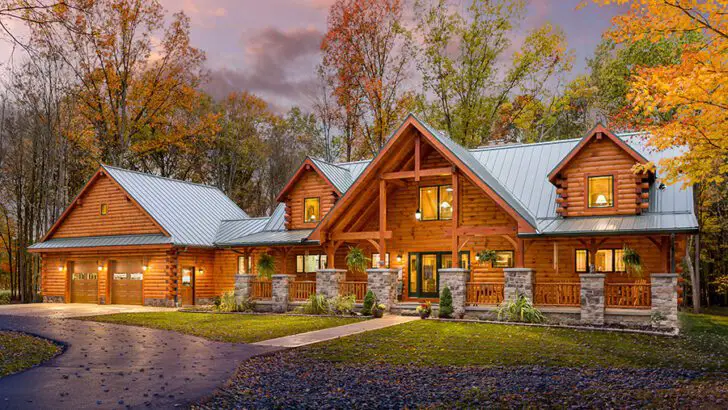 Fantastic Log Cabin A Rustic Retreat In The Heart Of The Mountains