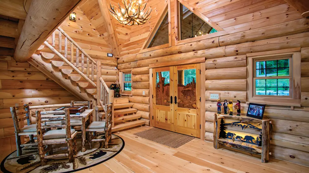 Gorgeous log cabin