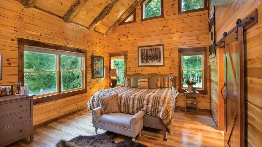 Beautiful log cabin