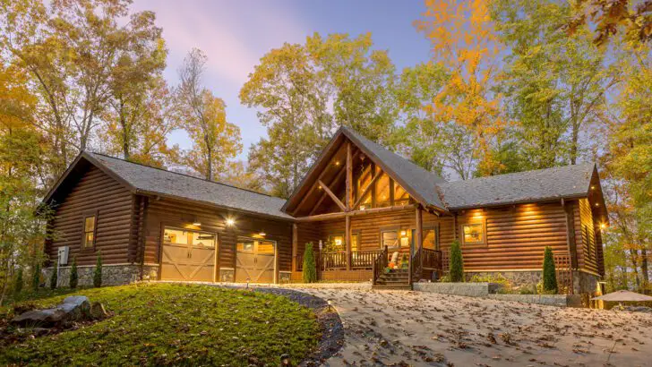 Luxury Log Cabin With Stunning Scenery And Amazing
