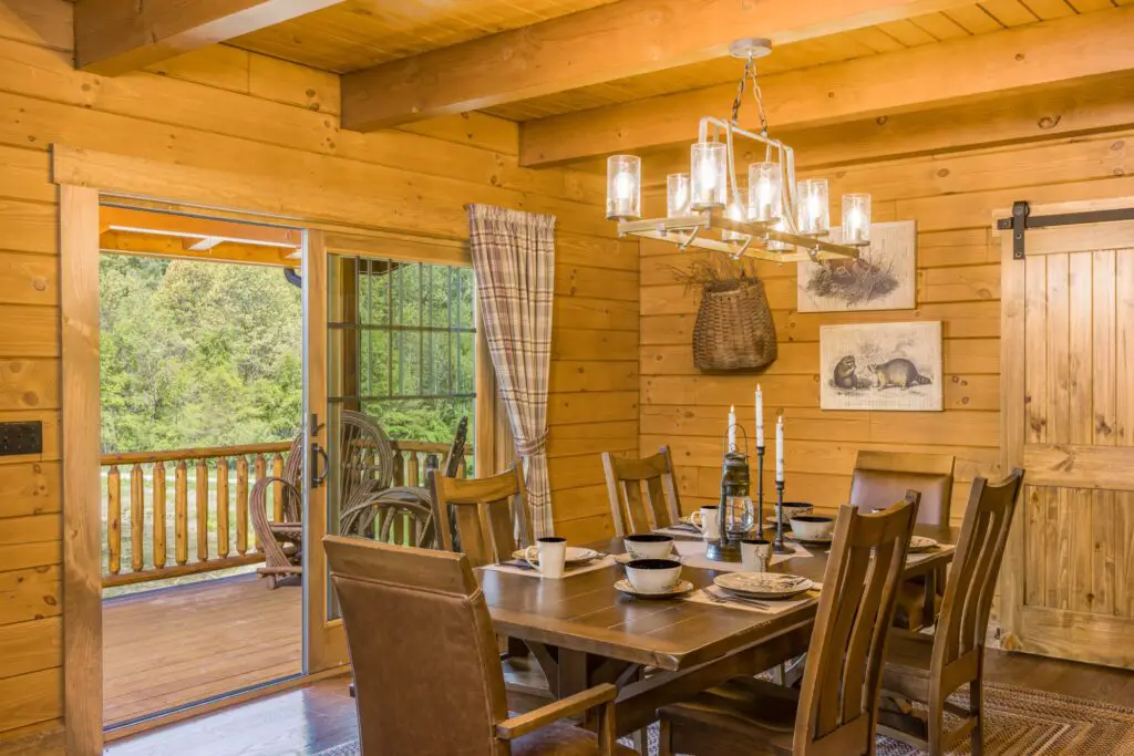 Johnson log cabin