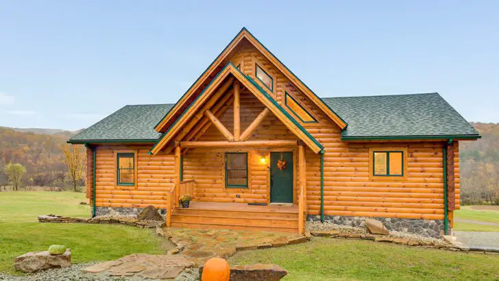 Fantastic log Cabin With A Stunning View And Enchanting