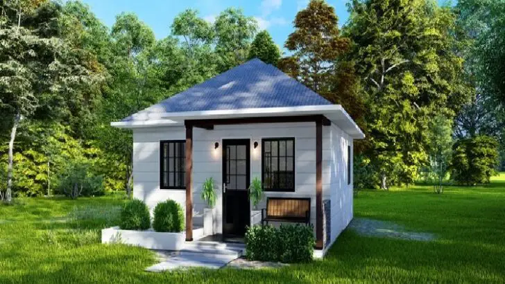 Wonderful Tiny House With A Lovely Design And Enchanting