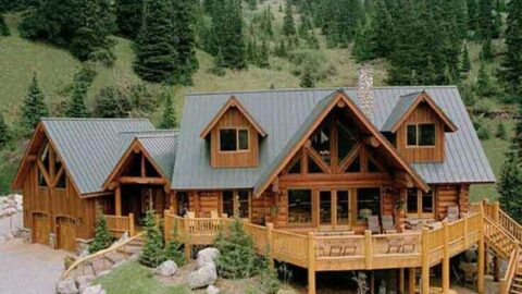 Beautiful Log Cabin With A Lovely Interior And A Magical Feel