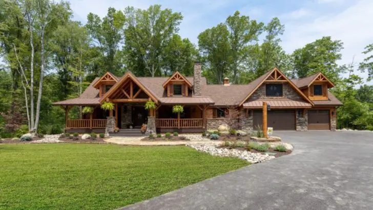 The Best Log Cabin For Families: A Tour Of The “Daniel Home”