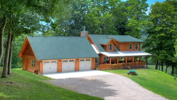 Magical Log Cabin In Pennsylvania With Stunning Views