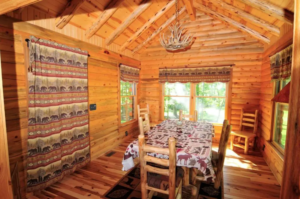 Beautiful log cabin