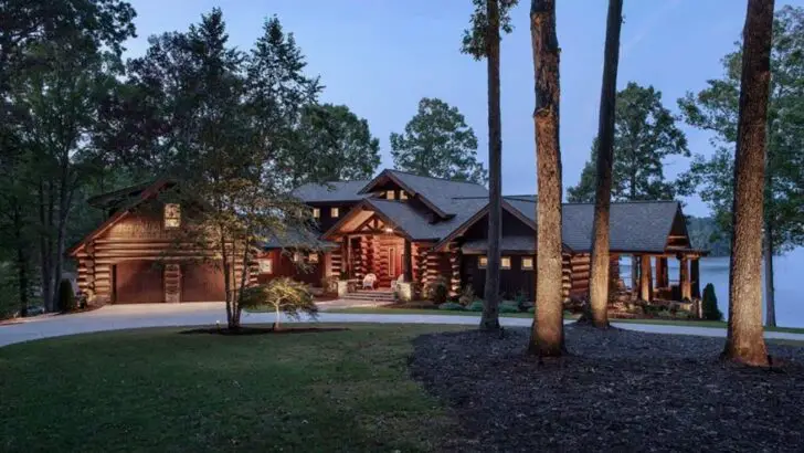 This Beautiful Luxury Log Cabin Is A Dream Lakeside Getaway