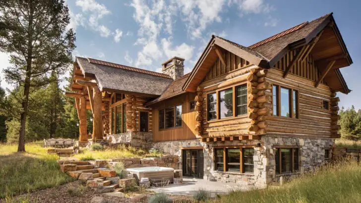 Fantastic Log Cabin With Breathtaking Views And Fascinating