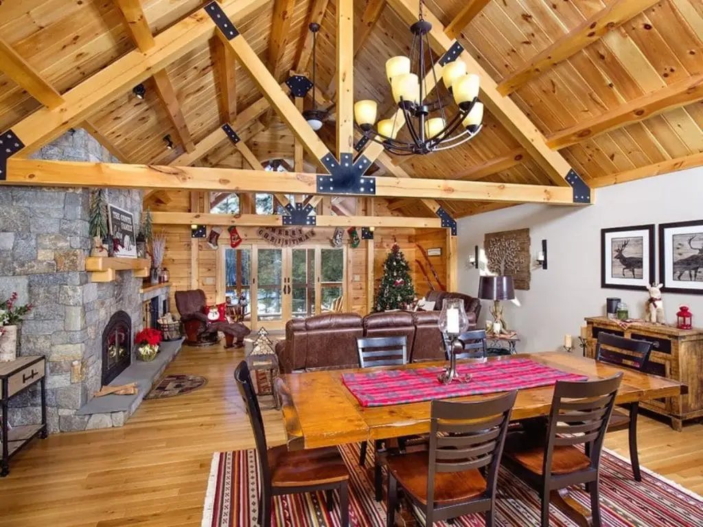 Beautiful log cabin