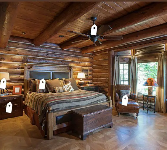 Large log cabin