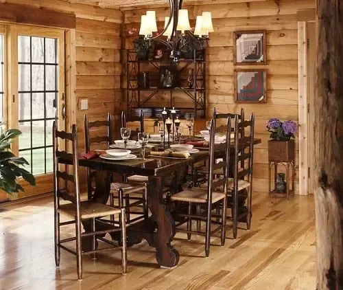 Large log cabin