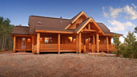 Wonderful Log Cabin With Lovely Views And Enchanting