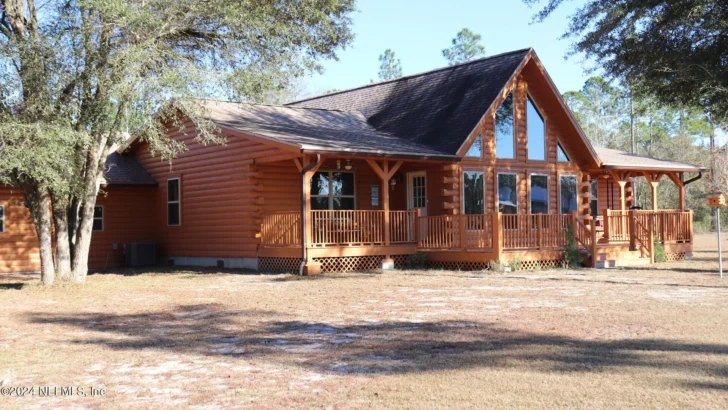 Fantastic Log Cabin Is A North Florida Dream Home