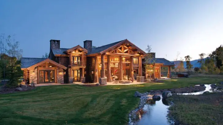 The Best Log Cabin With A Beautiful And Modern Design