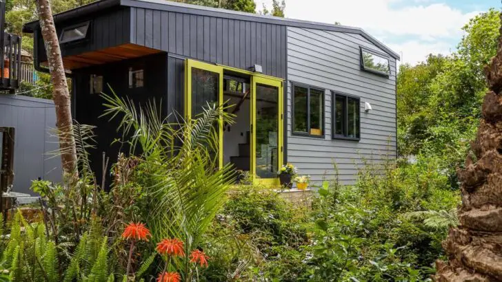 Modern Meets Rustic Design In Dream Tiny House