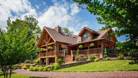 A Spacious Log Cabin Tour With Stunning Views And Enchanting