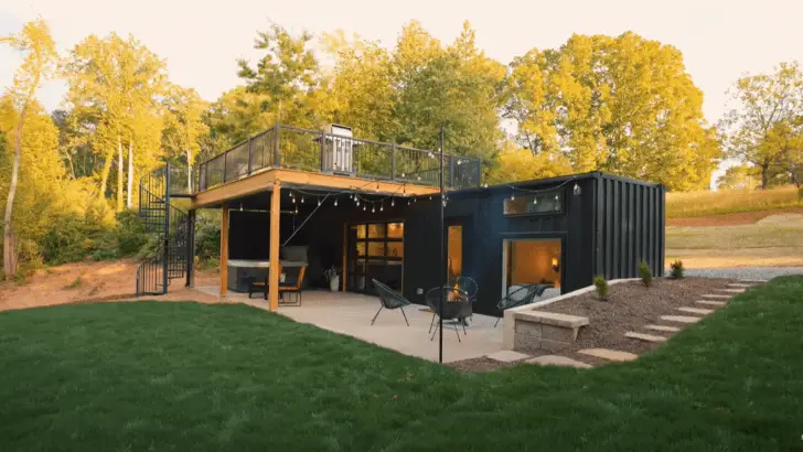 Stunning Shipping Container Tiny House w/ Rooftop Deck!