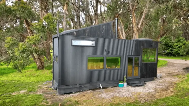 Ultra-Tall Tiny House With Pop-Top Roof And Brilliant Home Office!