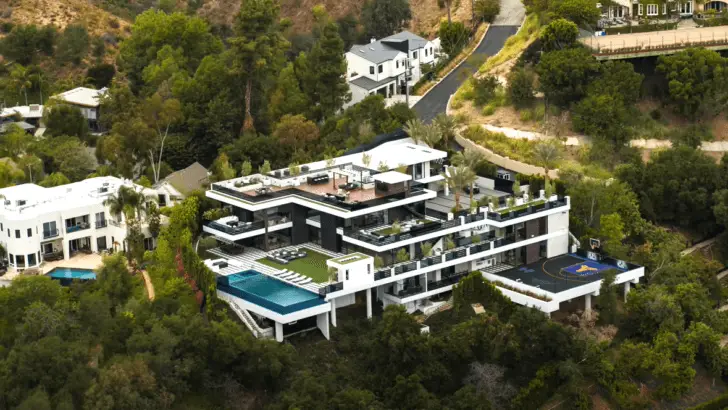 Inside a $45,000,000 Los Angeles Mega-Mansion Full Of Entertainment Spaces