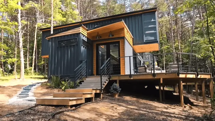 Amazing Shipping Container Home With Beautiful Design Interior