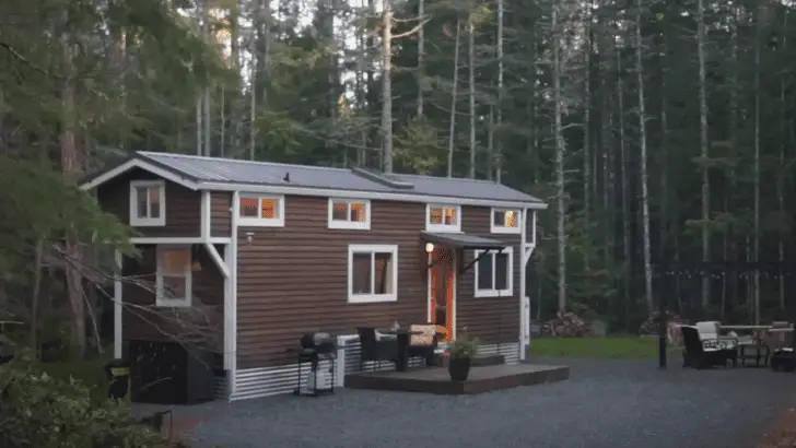 Extra Large Tiny House with Main Floor Bedroom & Smart Functional Design