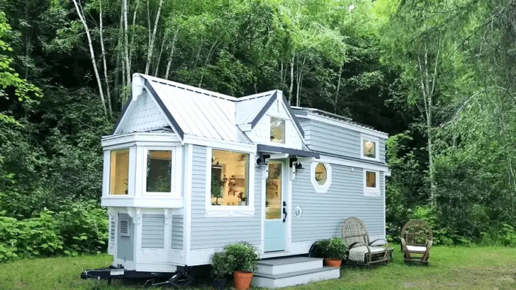 Couple Downsize Into Dream Off-The-Grid Tiny House