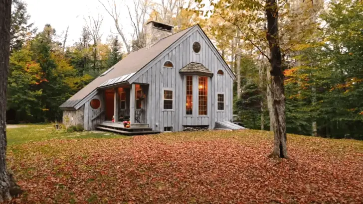 This Is The Coziest Charming Tiny Cabin For Fall & Christmas