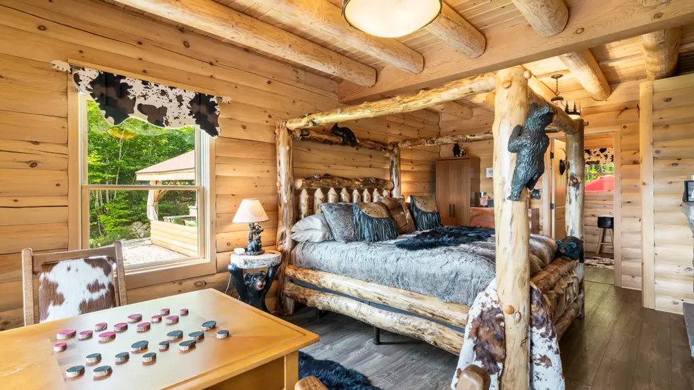 Classic log cabin