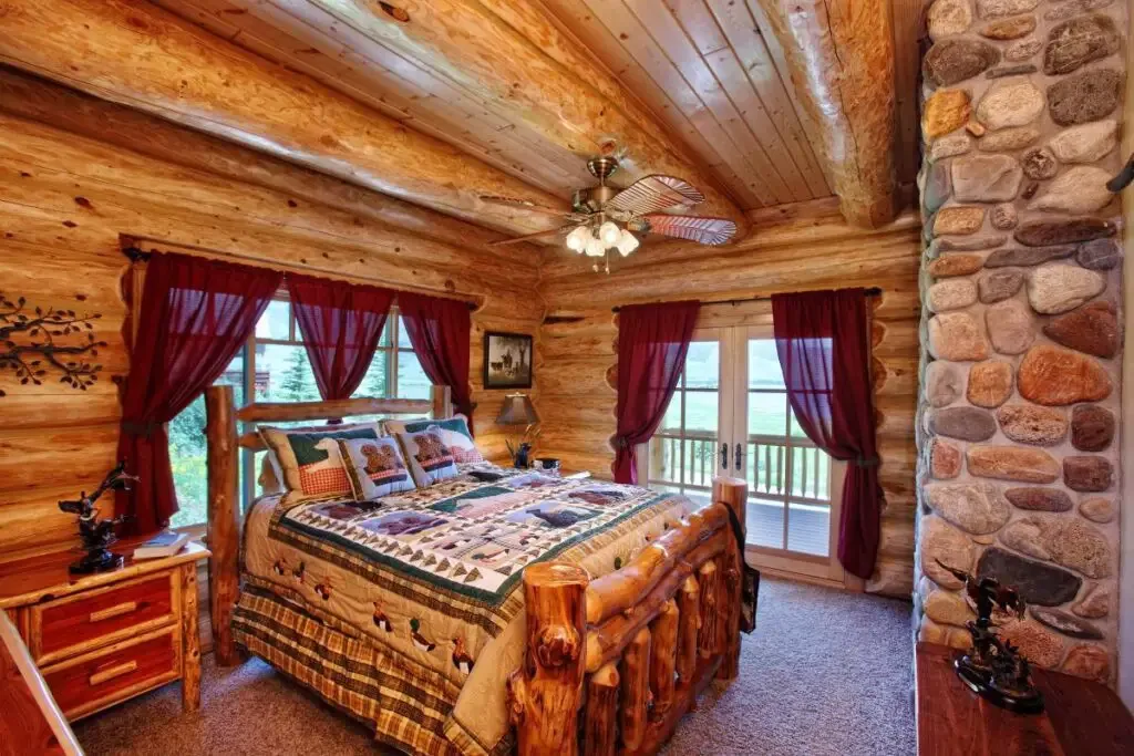 Luxury log cabin