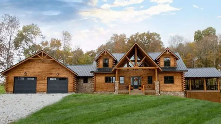 A Beautiful Log Cabin Made For Family Fun And Relaxation