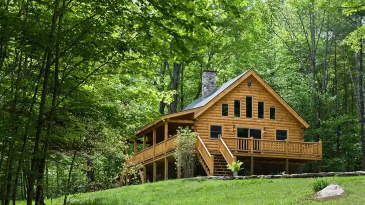 A Great Log Cabin Tour with Lots of Space and Swiftwater Modification