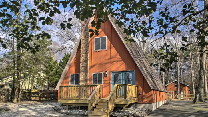 Gorgeous A-Frame Cabin In Georgetown-13 miles To Lewes Beach!