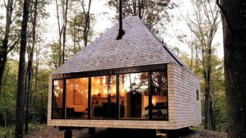 600sqft Award Winning Off Grid Country tiny cabin- The Hut