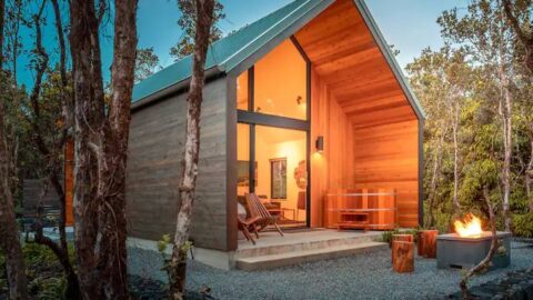 Modern Tiny Cabin In The Woods In Hawaii! With Lovely Views