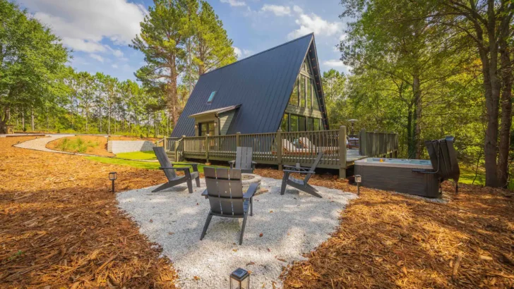 A-Frame Cabin A Modern Minimalist Dreamand And Charming