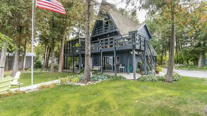 Find Your Zen In This Tranquil A-Frame Cabin Nestled Amongst The Trees