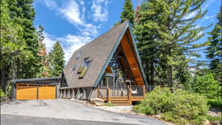 Modern A-Frame Cabin With A Private Pier And Woods All Around!