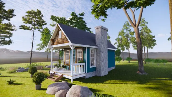 Affordable 23 Square Meters Tiny House And Magical