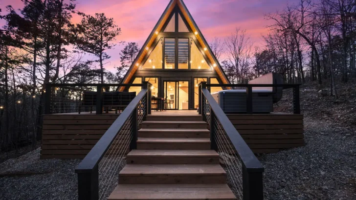 Discover The Unique Charm Of Our A-Frame Cabin Hideaway