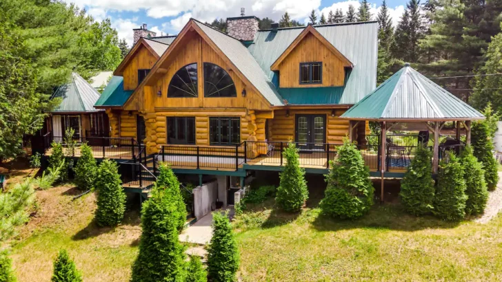 Reconnect With Nature In The Cozy Embrace Of Log Cabin Sanctuary