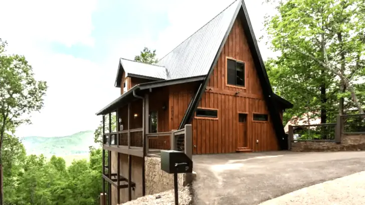 Amazing A-Frame Cabin Great For Couples Or Small Family