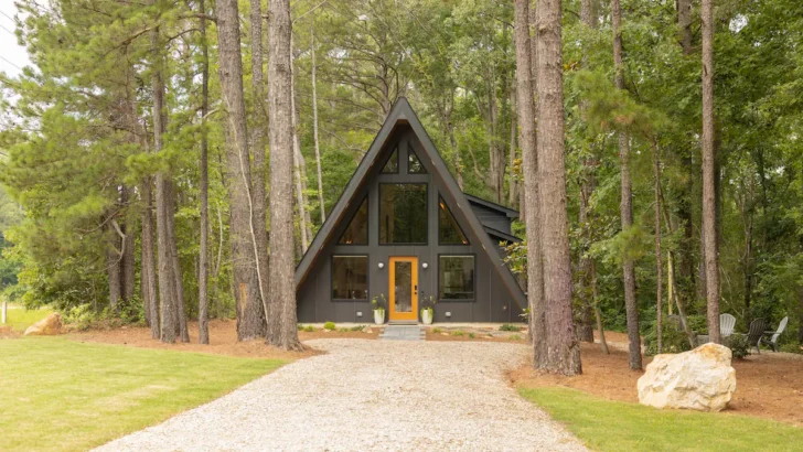 Discover Serenity In This Stylish A-Frame Cabin Retreat