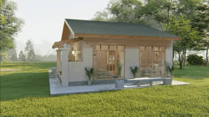 Stunning Tiny House With Floor Plan 550 Sqft