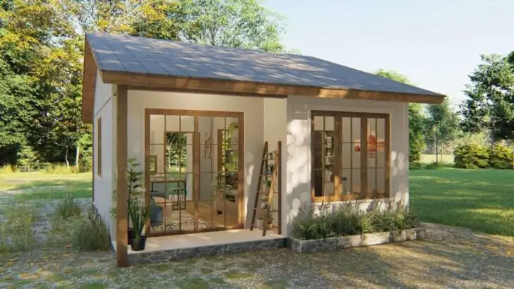 Fantastic Tiny House Design 6m x 7m And Magical.