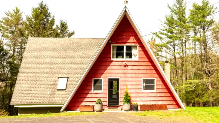 Catskills Double A-Frame Cabin With A Great Design And Lots Of Space