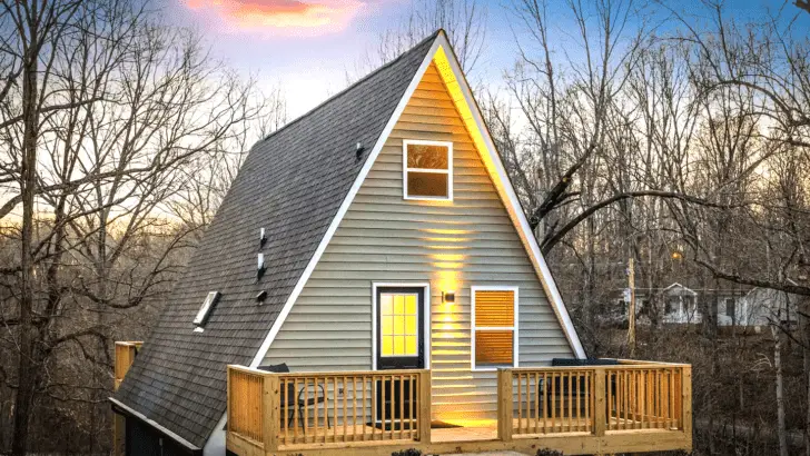 Fantastic A-Frame Cabin Getaway Minutes From Town And Enchanting